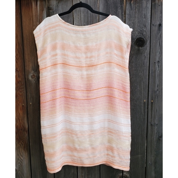 HATCH Sunset Stripe Woven Shift Dress - Picture 7 of 8